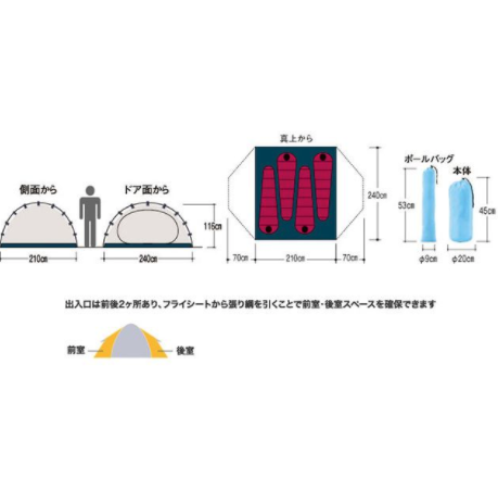 クロノスドーム4型(ブルー)