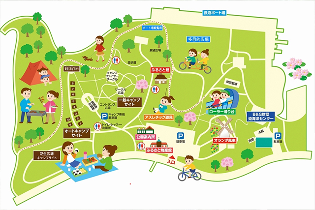 長沼フートピア公園キャンプ場